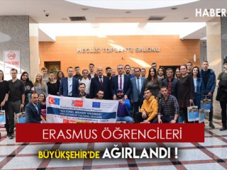 Erasmus Öğrencileri Büyükşehir'de Ağırlandı !