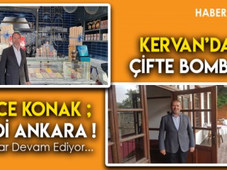 KERVAN'DAN ÇİFTE BOMBA !