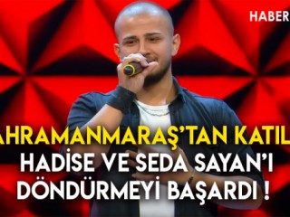 O SES'e KAHRAMANMARAŞ'TAN KATILDI JÜRİ HAYRAN KALDI !