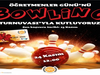 Sanko Park Öğretmenler için Bowling Turnuvası Düzenleyecek