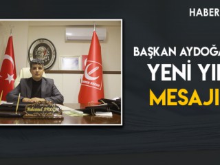 Başkan Aydoğar'ın yeni yıl mesajı