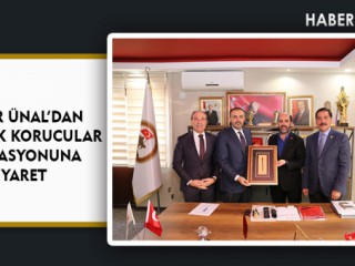 MAHİR ÜNAL’DAN GÜVENLİK KORUCULAR FEDERASYONUNA ZİYARET