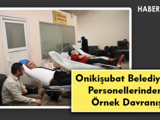 Onikişubat Belediyesi Personellerinden Örnek Davranış