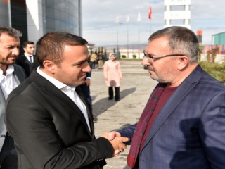 BAŞKAN AYDIN'DAN PORTAL ÇELİK KAPIYA ZİYARET