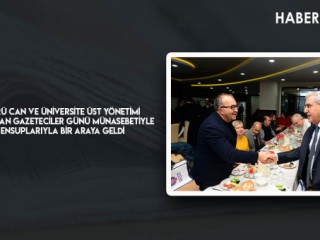 KSÜ Rektörü Can ve Üniversite Üst Yönetimi, 10 Ocak Çalışan Gazeteciler Günü Münasebetiyle Basın Mensuplarıyla Bir Araya Geldi