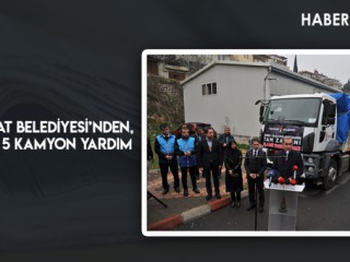 Onikişubat Belediyesi’nden, Elazığ’a 5 Kamyon Yardım