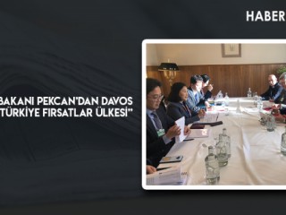 Ticaret Bakanı Pekcan’dan Davos mesajı: “Türkiye Fırsatlar Ülkesi”