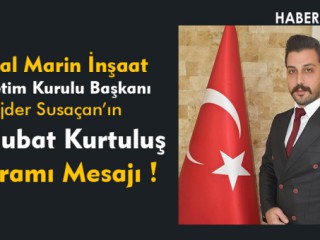 Susaçan'ın 12 Şubat Mesajı