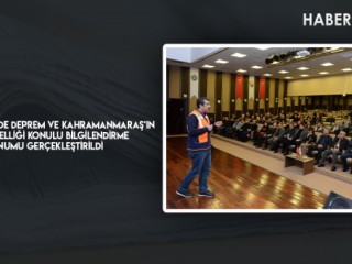 Üniversitemizde Deprem ve Kahramanmaraş’ın Depremselliği Konulu Bilgilendirme Sunumu Gerçekleştirildi