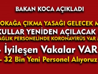 Bakan Koca Açıkladı - Tüm Türkiye'ye Yayıldı