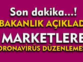 Bakanlık Açıkladı : Marketlere Ve Toplu Taşımaya Koronavirüs Düzenlemesi !