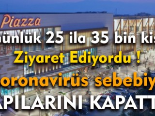 Kahramanmaraş'ın Tek Büyük Avm'si Kapılarını Kapattı !