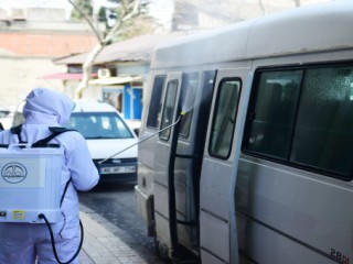 KIRSAL MAHALLELERDE DEZENFEKTE ÇALIŞMALARI