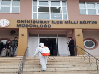 Onikişubat Belediyesi, İlçeyi Dezenfekte Ediyor