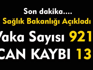 Sağlık Bakanlığı Açıkladı Vaka ve Ölüm Sayısı Arttı !