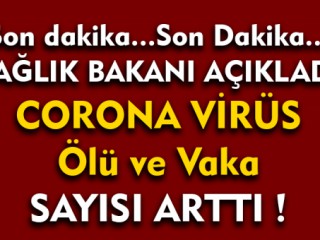 Son dakika… Sağlık Bakanı Koca Yeni Rakamları Verdi !