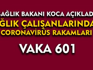 Bakan Koca Sağlık Çalışanlarında 601 Vaka Var !