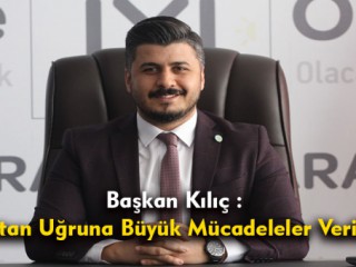 Başkan Kılıç'ın 23 Nisan Mesajı