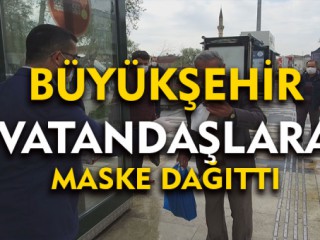 Büyükşehir Koruyucu Maske Dağıtımına Başladı