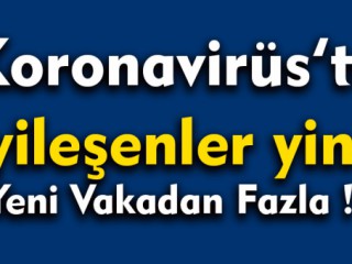 Koronavirüs'te 3845 kişi Daha İyileşti
