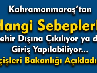 Şehirlere Yolculuk Etme Zorunluluğu Olanlar Dikkat ! Bakanlık Açıkladı Bu Sebepler Dışındakiler Çıkmayacak !