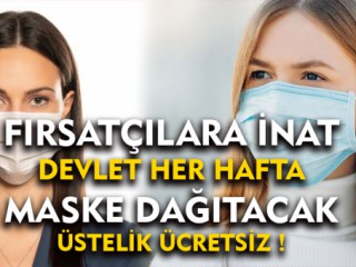 Ücretsiz Maske Dağıtılıyor !