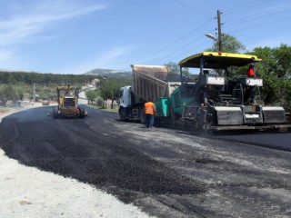 Yeşiltepe'de Asfalt Çalışmaları