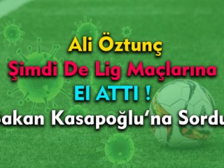 Ali Öztunç Şimdide Lig Maçlarına El Attı