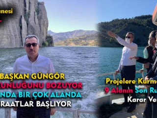Başkan Güngör İş Başında