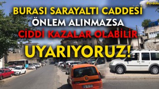 Sarayaltı Caddesinde Tehlike Çanları Çalıyor