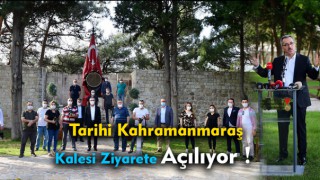 Tarihi Kahramanmaraş Kalesi Ziyarete Açılıyor