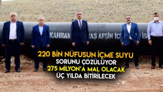 Afşin Ve Elbistan'ın İçme Suyu Sorunu Çözülüyor