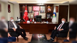 Başkan Güngör’den Çağlayancerit Belediyesine ziyaret