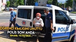 Öğrenci Kimliğini Unuttu Polis Son Saniyede Sınava Yetiştirdi