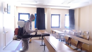 Sınav Öncesi Dezenfekte Edildi