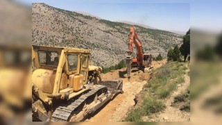 Türkçayırı Yayla Yolunda Çalışma