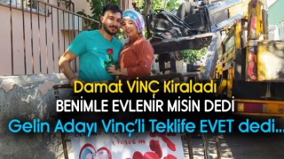 Kahramanmaraş'ta Evlilik Teklifini Arşa Çıkardı