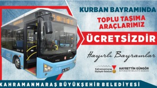 Kurban Bayramında Toplu Taşıma Ücretsiz