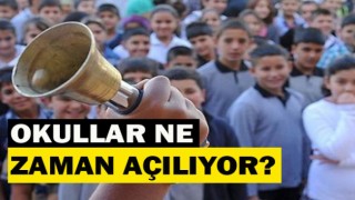 MEB okulların açılacağı tarihi açıkladı…Okullar ne zaman açılacak?
