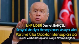 Mhp Lideri Devlet Bahçeli Sosyal Medya Hesaplarını Askıya Aldı