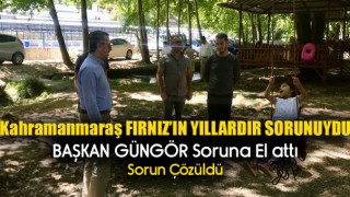 Başkan Güngör Fırnızdaki Soruna El Attı
