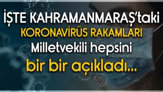 Kahramanmaraş'taki Koronavirüs Rakamları Açıklandı