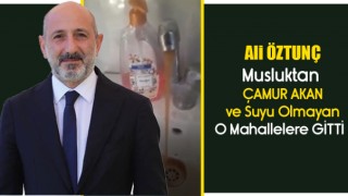 Öztunç Su Sorununu Yerinde İnceledi