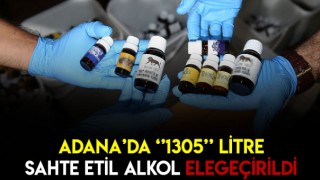 Adana'da Sahte Etil Alkol Üretimi Yapılan Eve Polis Ekibleri Tarafından Baskın