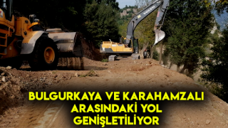 Andırın'da İki Bölge Arasındaki Yol Genişletiliyor