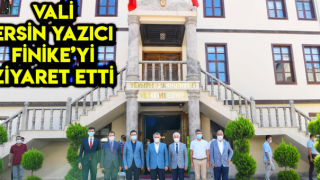 Antalya Valisi Ersin Yazıcı'dan Finike Belediye'sine Ziyaret