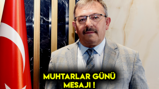 Göksun Belediye Başkanı AYDIN'ın Muhtarlar Günü Mesajı