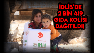İHH Tarafından İdlib'de Çadır Kent'te Kalan Ailelere Yardım