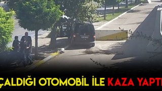 Isparta'da Çaldığı Otomobil İle Kaza Yaptı