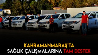 Kahramanmaraş Büyükşehir Belediyesi'nden Filyasyon Çalışmalarına Destek